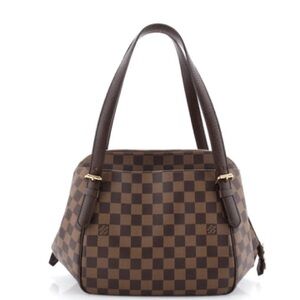 Louis Vuitton Damier Belem Ebene Shoulder Bag